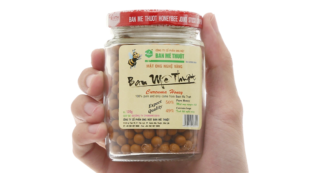 Viên mật ong nghệ vàng Ban Mê Thuột hũ 120g - 5